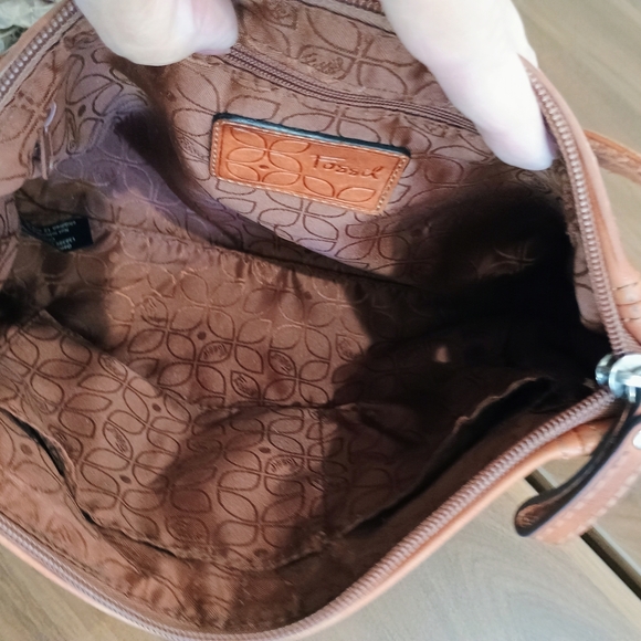 Fossil Tan Leather Women's Bag - Picture 11 of 11